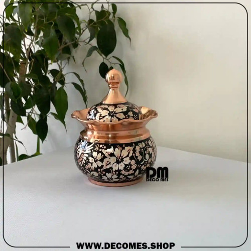 قندان مسی الماستراش(نقره کوب/کد2037)