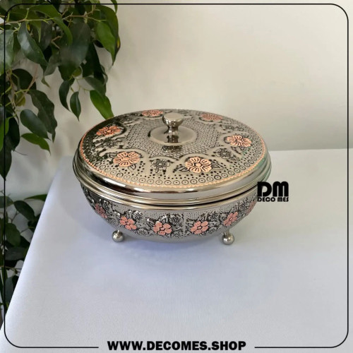 گز خوری مسی الماستراش(طرح گل سرخ /کد1880)