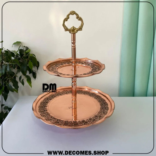 شیرینی خوری مسی جدید(مدل گلبرگ/کد1315)